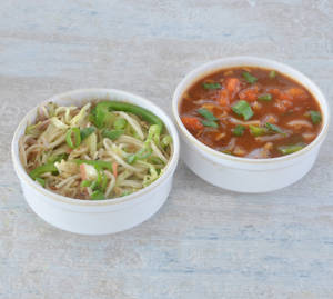 Noodles Chilly Paneer Combo [ mix]