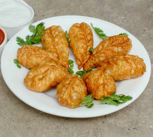 Fried Chicken Momos( 7 Pcs)