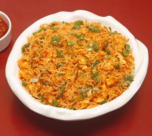 Half Chicken Schezwan Fried Rice 