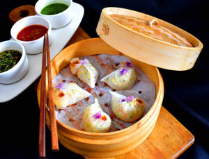 Burnt Garlic Vegetable Dumpling [5 Pieces]
