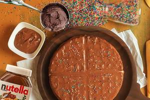 Nutella Hazelnut Waffle Cake