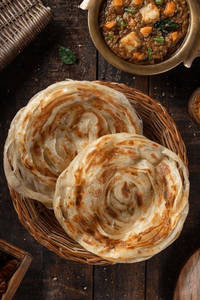 Flaky Malabar Parotta