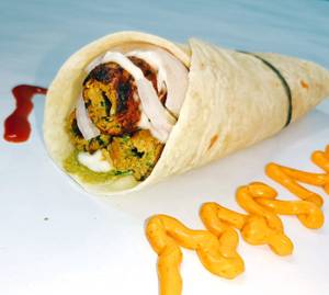 Chicken Kabab Kathi Roll