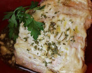 Steamed Fish Mayonnaise With Herb Rice Combo.