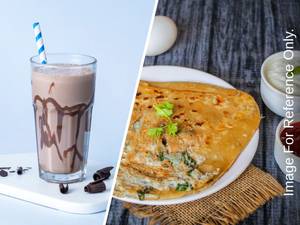 Egg Paratha + Chocolate Shake 300 Ml