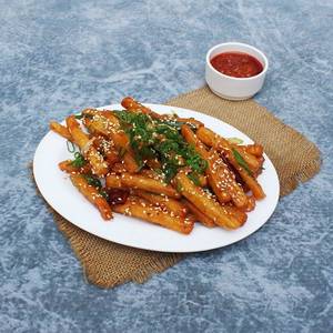 Sesame Chilli Potatoes