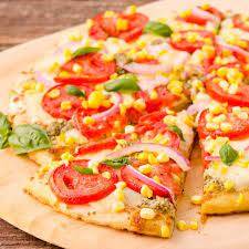 Corn Tamatar Pizza