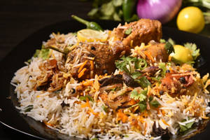 Dakshin Garden Special Chicken  Fry Piece Biryani