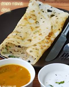 Rava Onion Dosa