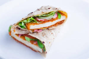 Paneer Patty Wrap