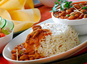 Rajma rice combo