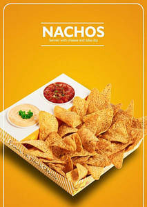 Nachos With Cheese And Salsa Sauce