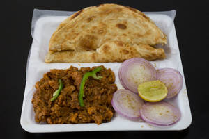 2 Laccha Paratha with Chicken Kosha Meal