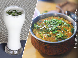Masala Khichdi + Butter Milk