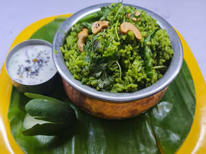 Palak Rice [JAIN]