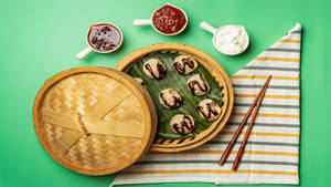 Bbq Chicken Momos[8 PIECES]