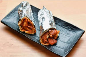 Achari chaap roll