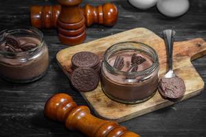Oreo Chocolate Mousse Cake Jar