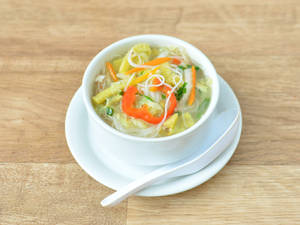 Veg Rice Noodles Soup