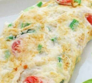 Egg White Masala Omelette 