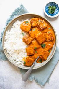 Rice With Paneer Butter Masala Combo Thali