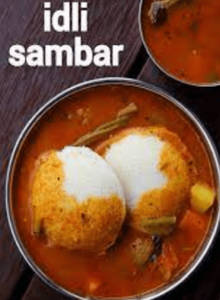 Sambar Idly 2pcs