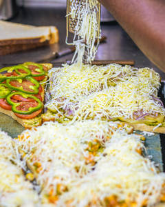Veg Cheese Grill Sandwich