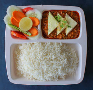 Paneer Sabzi Rice Combo