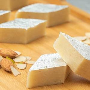 KETO sugar-free Badam Barfi - 4pcs