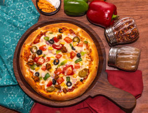 7" Onion & Paneer Veg Double Pizza