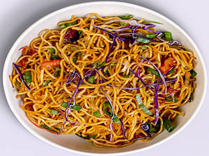 Veg Chilli Garlic Noodles & Kung Pao Paneer