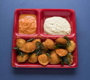 Fried Mini Idli Masala