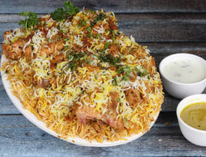 Family Chicken Dum Biryani
