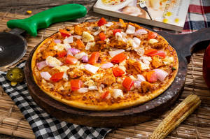 Butter Chicken Pizza