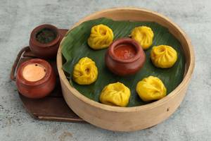 Corn Cheese Momo (Steam) [6 pcs]