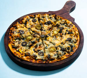 12" Spinach Corn Mushroom Pizza