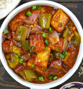 Dry Chilli Paneer (8 Pcs.)