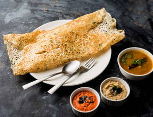 Onion Rava Masala Dosa  