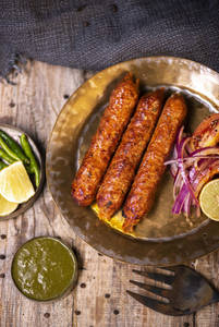 Mutton Seekh Kebab (3 Pcs)