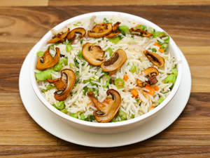 Mushroom Fried Rice
