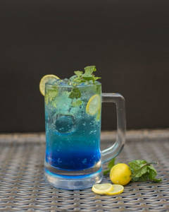 Blue Curacao Mojito