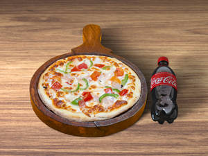 10"  Country Style Pizza + Coke 250 Ml Pet Bottle