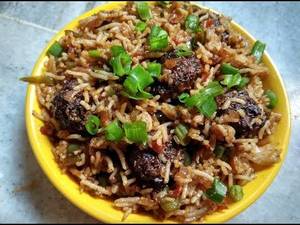 Veg Manchurian Fried Rice