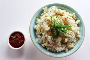 Egg Burnt Garlic Rice