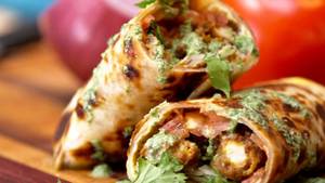 Mushroom Tandoori Roll