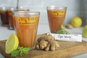 Ginger Lemon Chai Flask