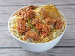 Zafrani's Special Spicy Mutton Tikka Biriyani