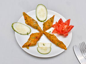 Veg Seekh Kebab (Pan Fried)