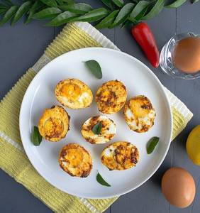 Tawa Fried Masala Boiled Egg