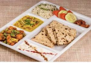 Simple Veg Thali